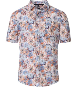 Kurzarmhemd Floraler Print