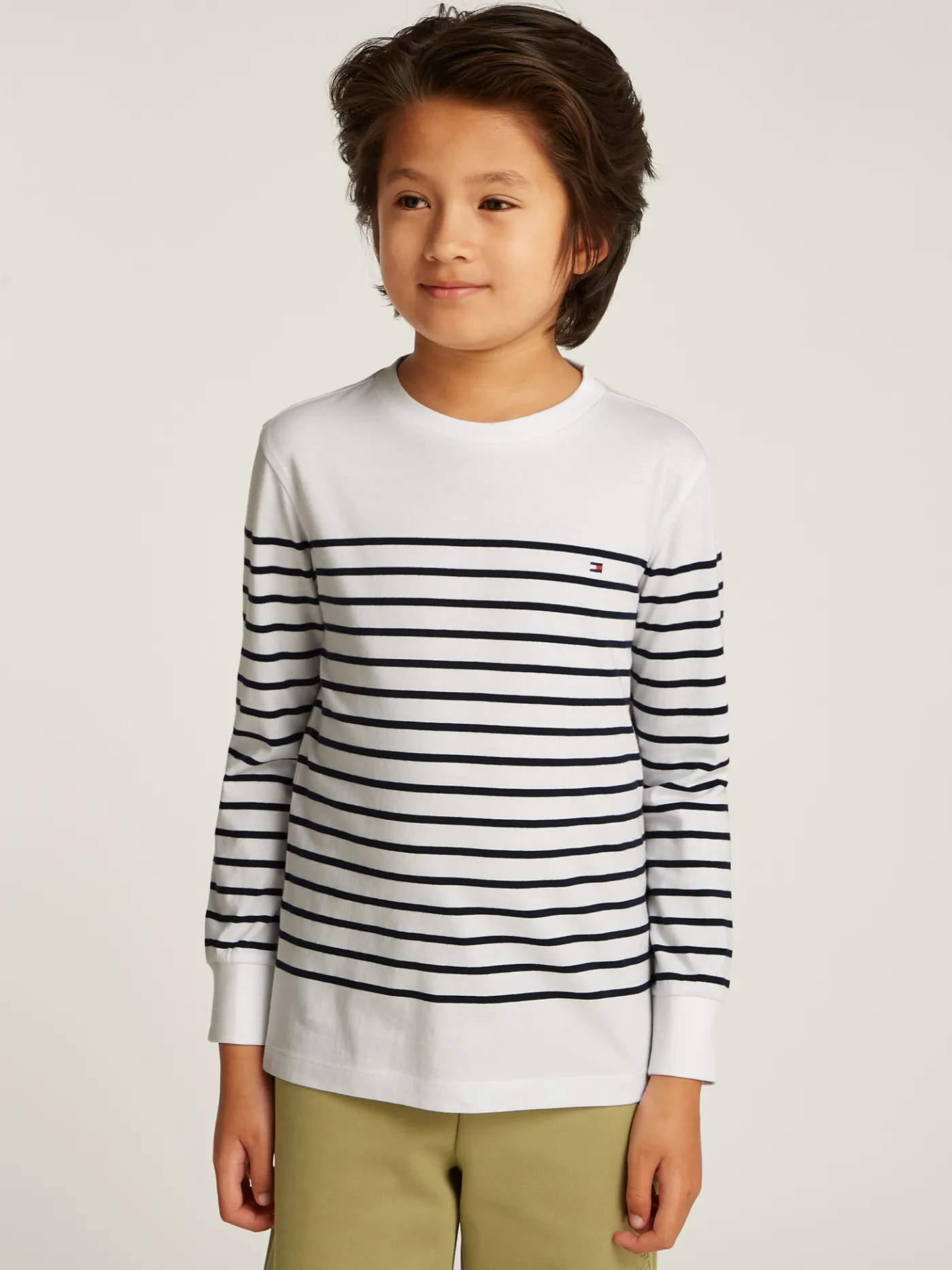 Langarmshirt mit Streifen