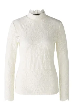 Langarmshirt halbtransparent