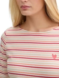 Langarmshirt mit Streifenmuster