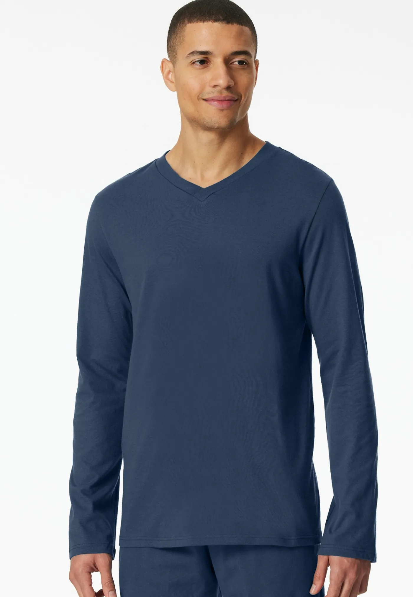 Langarmshirt V-Ausschnitt