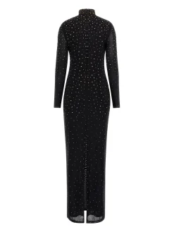 Langes Strass-Kleid