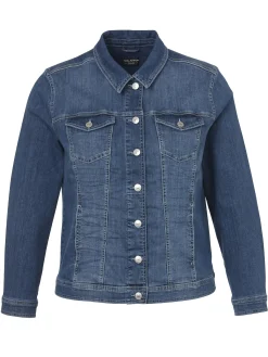 Leicht verwaschene Jeansjacke