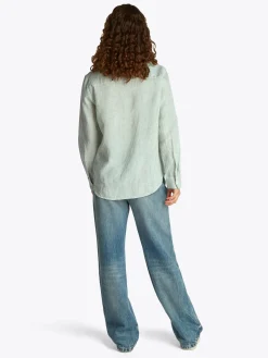Leinen Bluse