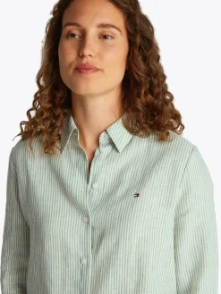 Leinen Bluse