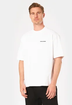 LOGO OVERSIZED TEE WHITE BLACK GUM