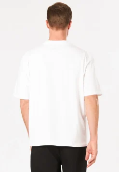 LOGO OVERSIZED TEE WHITE BLACK GUM