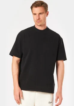 LOGO OVERSIZED T-SHIRT VINTAGE SCHWARZ
