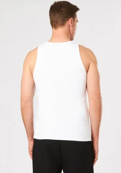 LOGO RIB UNDERSHIRT WEISS