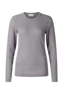 Longsleeve im Rippstrick