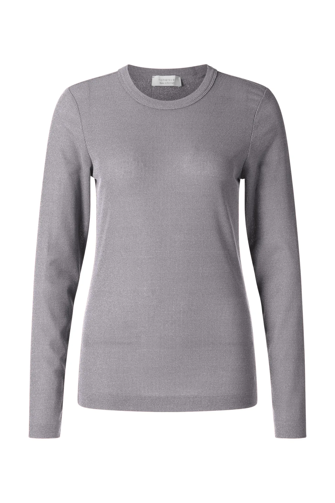 Longsleeve im Rippstrick