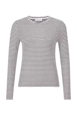 Longsleeve mit Glanzgarn