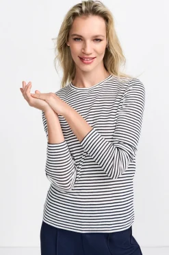 Longsleeve mit Glanzgarn