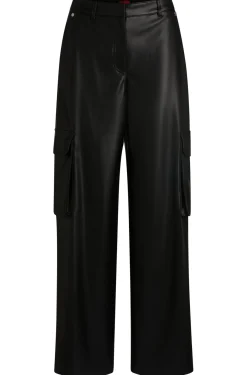 Loose-Fit Cargo-Hose aus Kunstleder