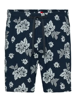 Loose Fit Shorts mit Blumen-Print