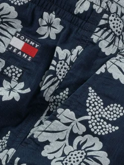 Loose Fit Shorts mit Blumen-Print