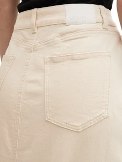 Midi-Jeansrock