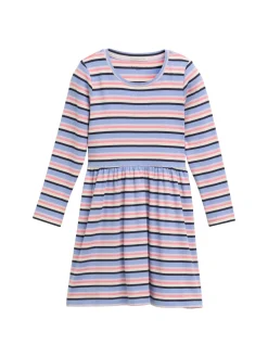 Mini-Kleid mit Streifenmuster
