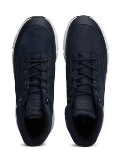 Mittelhoher Hybrid Stiefel aus Leder