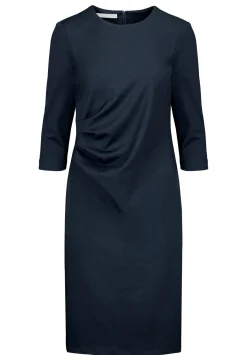 Modernes Jerseykleid mit Rundhalsausschnitt
