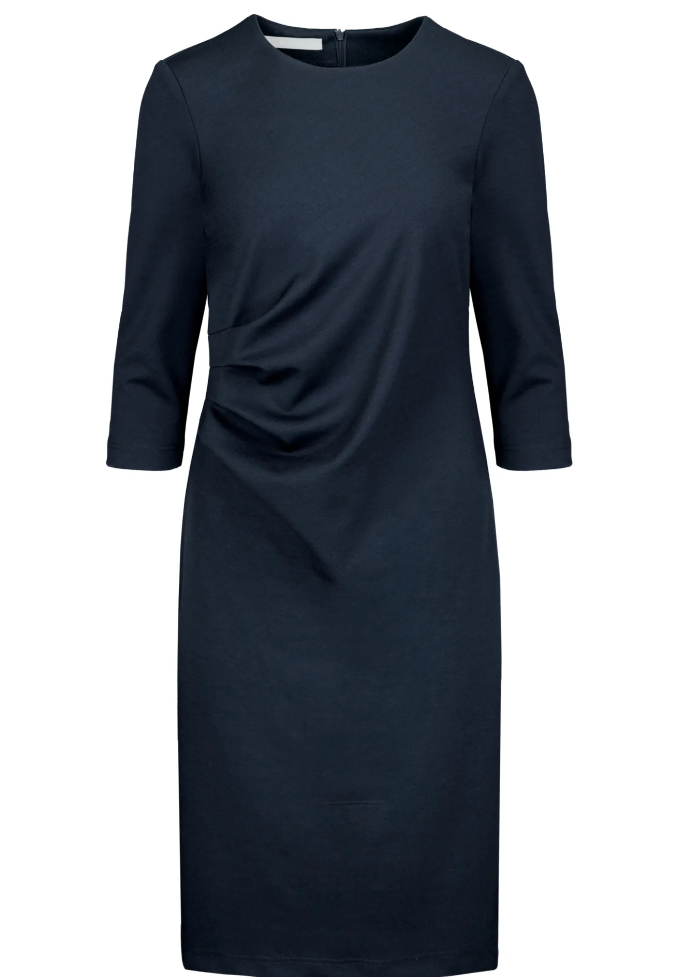 Modernes Jerseykleid mit Rundhalsausschnitt