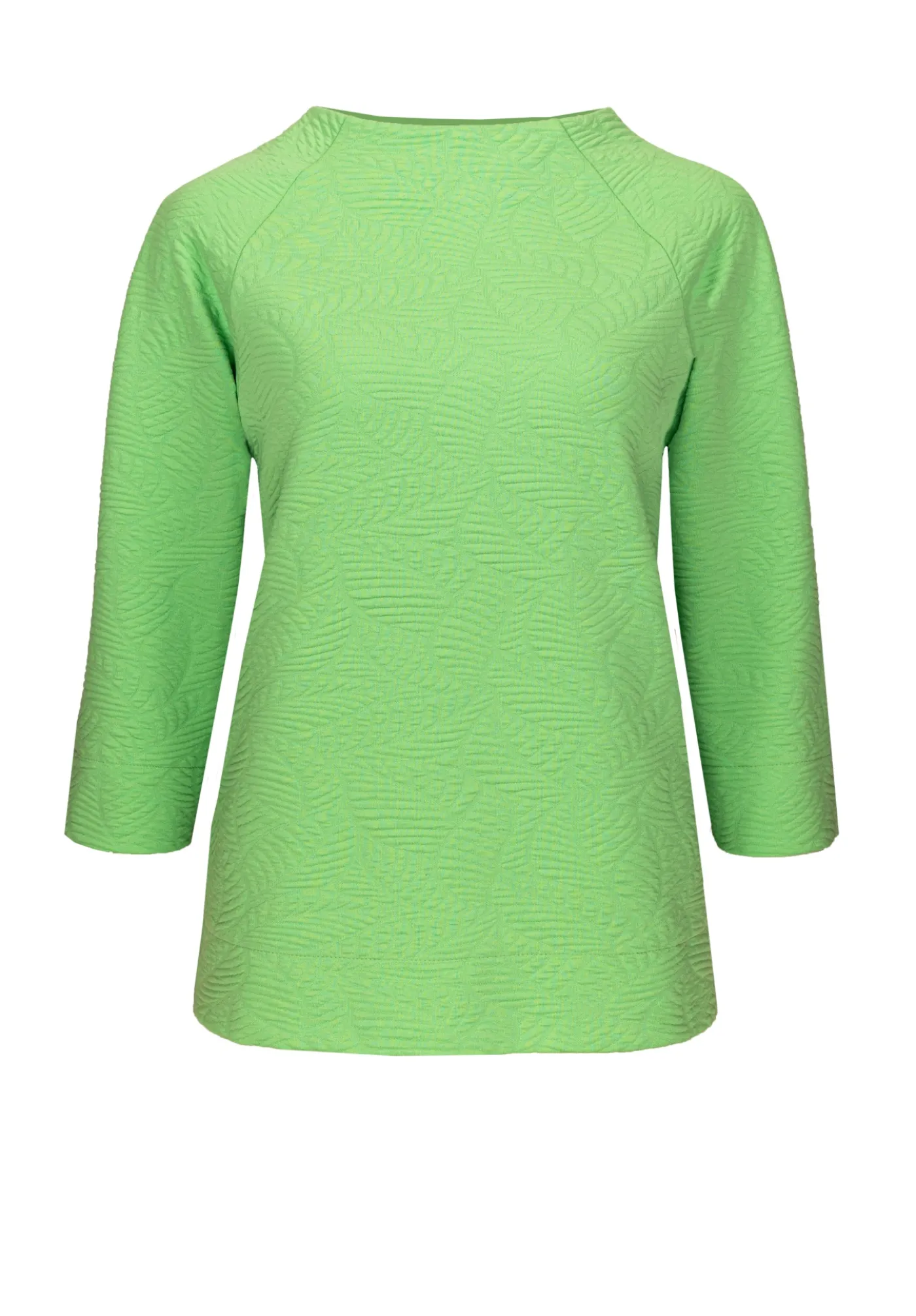 Modernes Rundhalsshirt mit 3/4 Arm