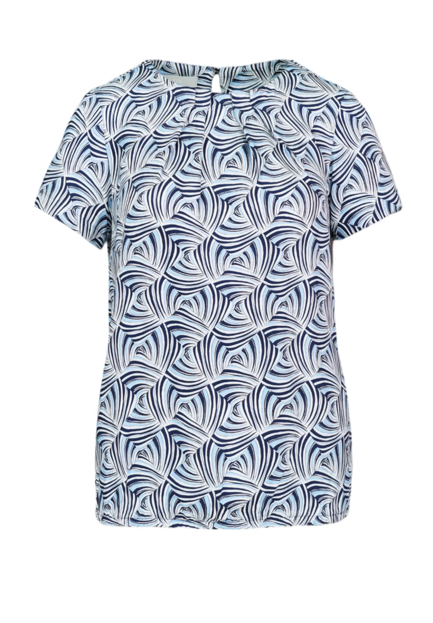 Modische Druckbluse
