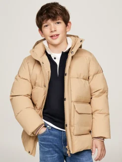 Monotype Relaxed Fit Pufferjacke
