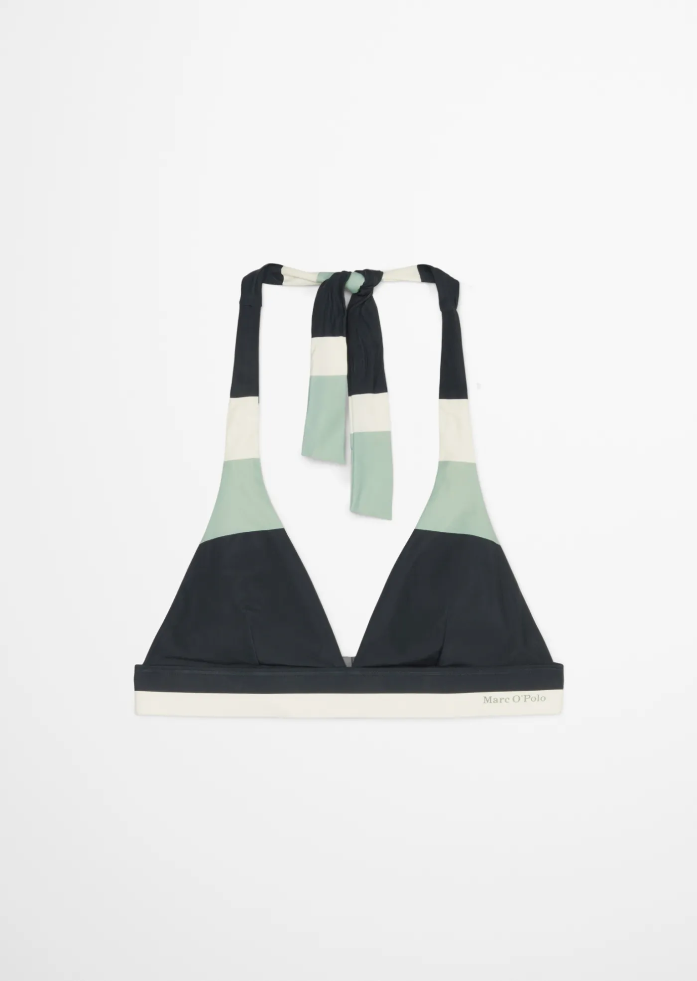 Neckholder-Bikini-Top aus recyceltem Material