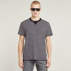 Nifous Streifen T-Shirt