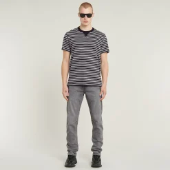 Nifous Streifen T-Shirt