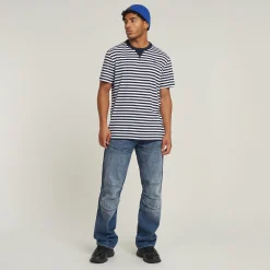 Nifous Streifen T-Shirt