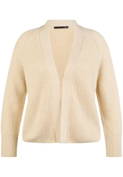 Offener Strick-Cardigan mit Perfangstruktur