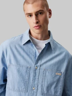 Overshirt im Denim Look