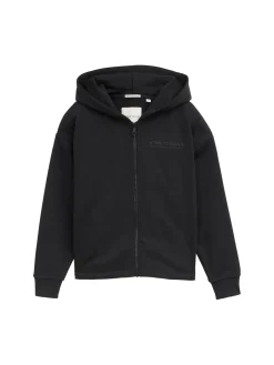 Oversize Hoodie Sweatjacke mit Print