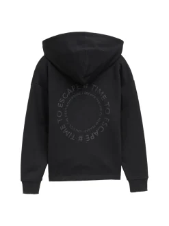 Oversize Hoodie Sweatjacke mit Print