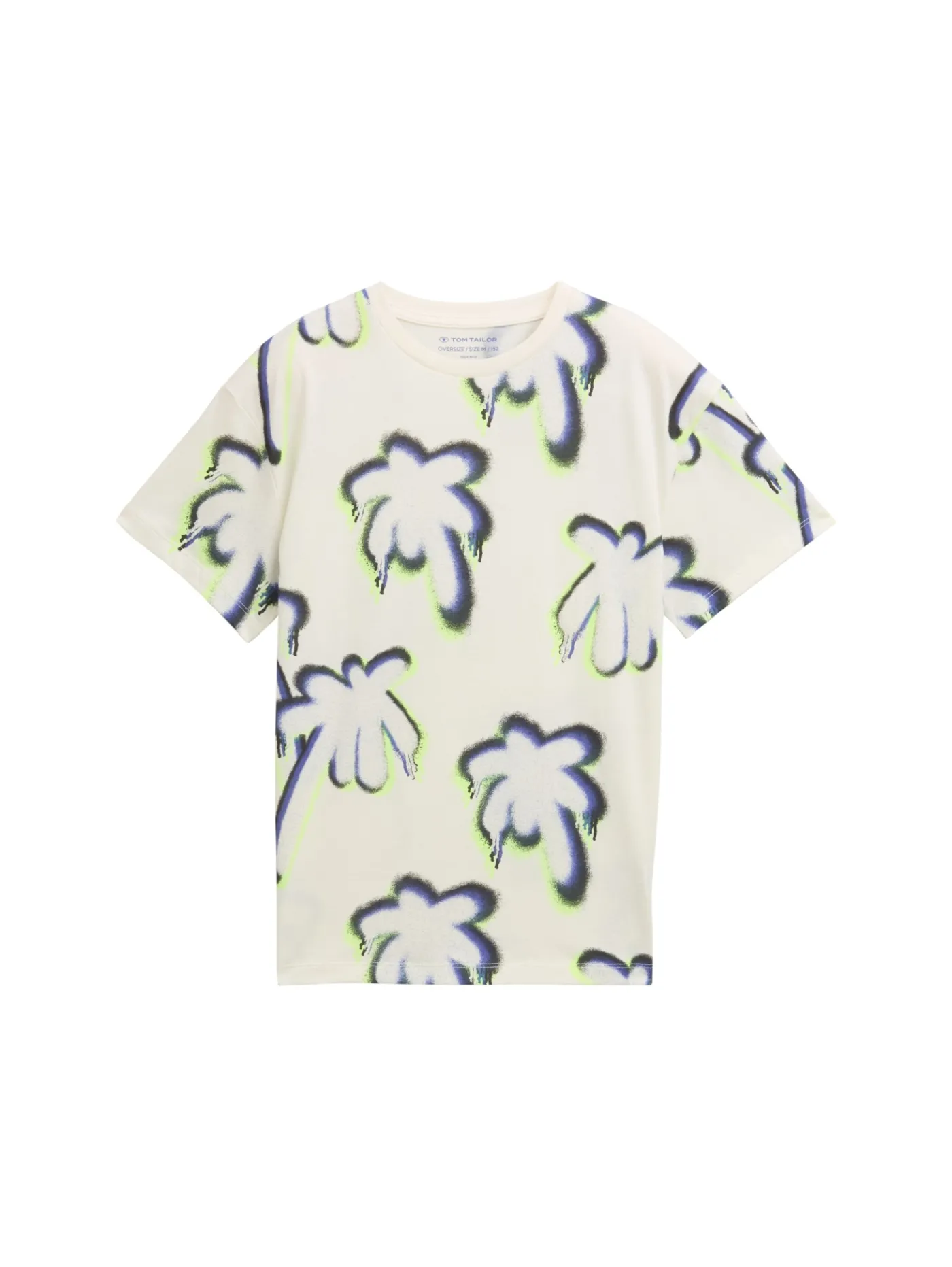 Oversize T-Shirt mit Muster