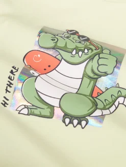 Oversize T-Shirt mit Print