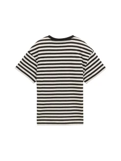 Oversize T-Shirt mit Streifenmuster