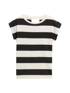 Oversize T-Shirt mit Streifenmuster