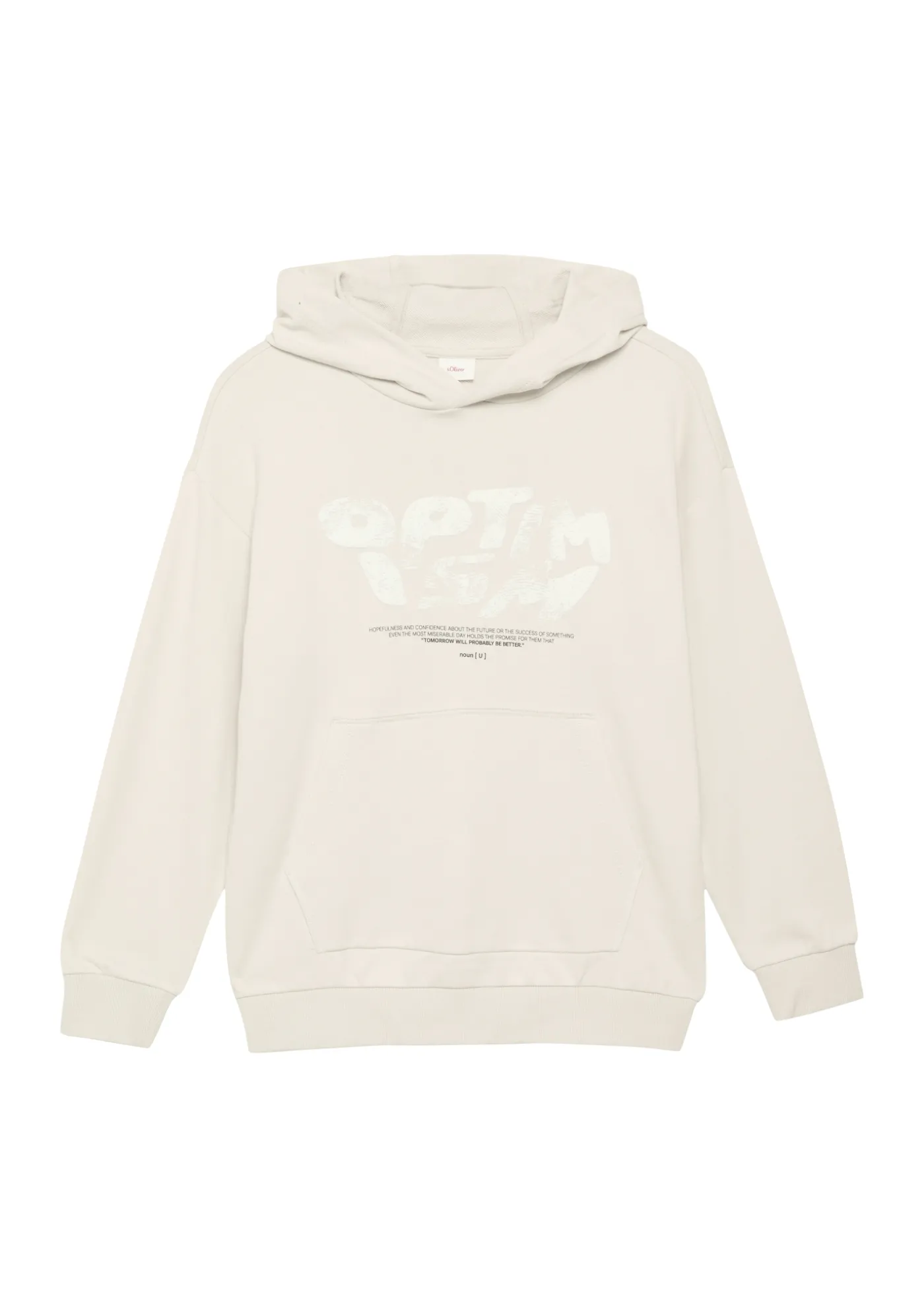 Oversized Hoodie mit Frontprint