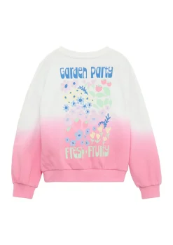 Oversized Sweatshirt mit Front- und Rückenprint