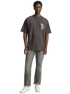 Oversize T-Shirt mit Rückenprint