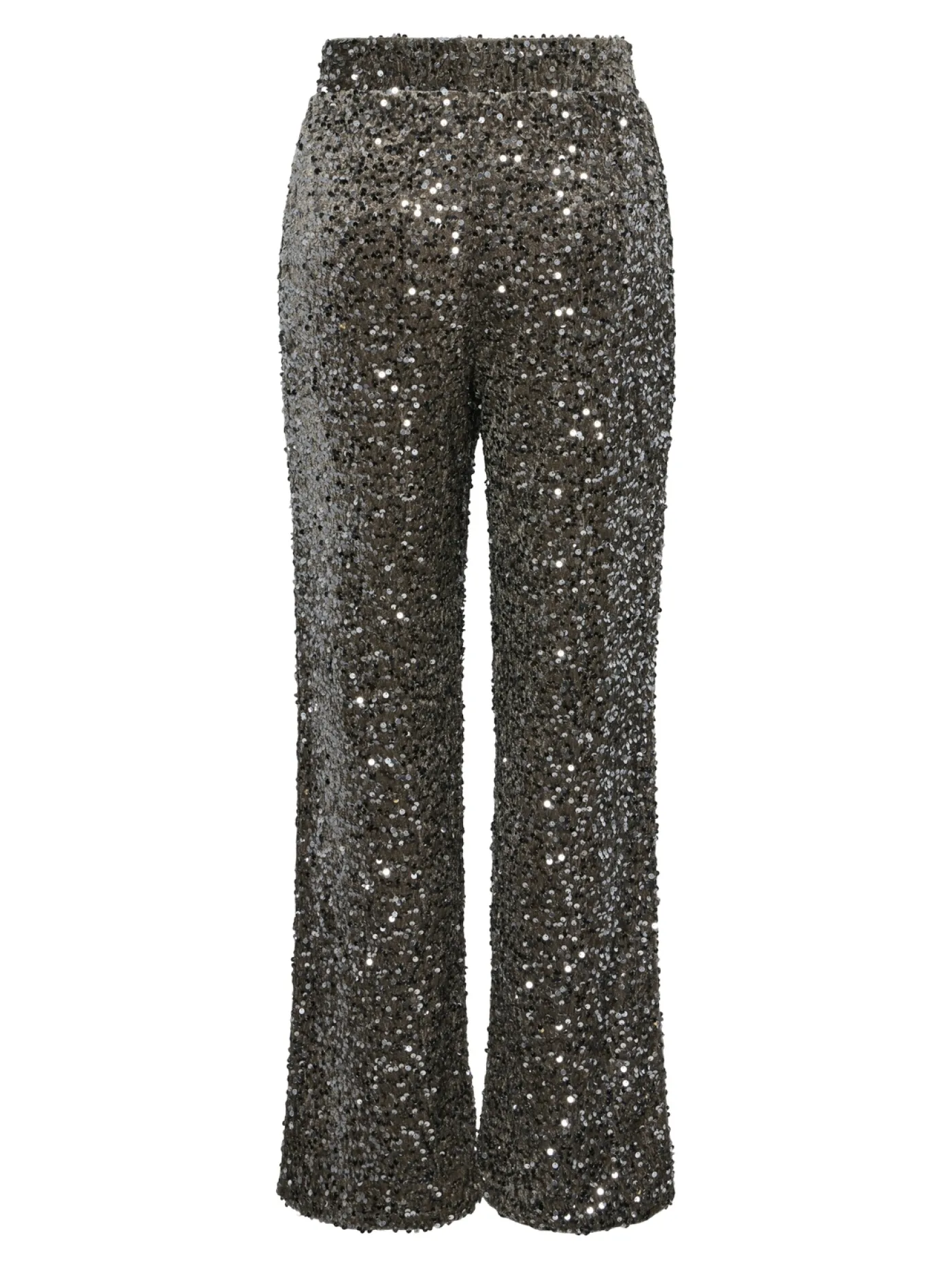 PCKAM Paillettenhose mit weitem Bein
