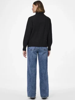 PCMALOU Pullover mit hohem Kragen
