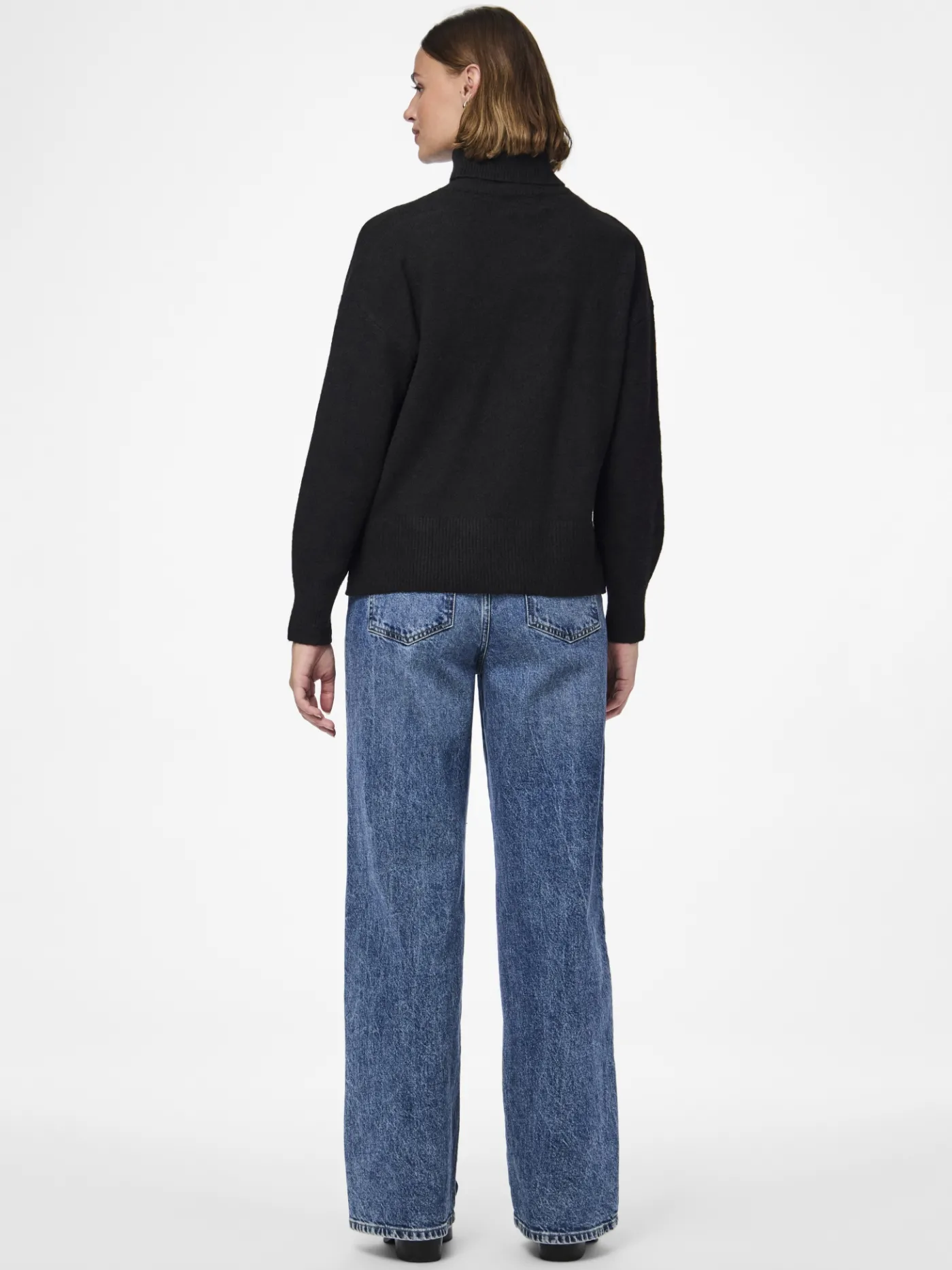 PCMALOU Pullover mit hohem Kragen