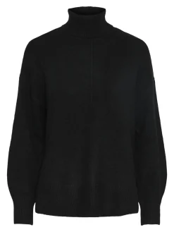 PCMALOU Pullover mit hohem Kragen