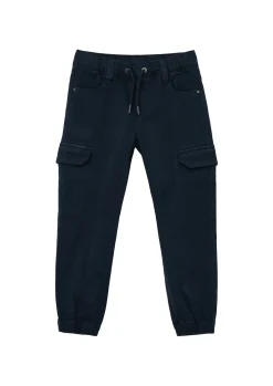 Pelle: Hose mit Cargotaschen im Jog-Style