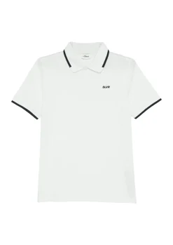 Poloshirt aus Baumwollpiqué mit Logo-Stickerei