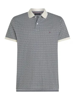 Poloshirt mit allover Print